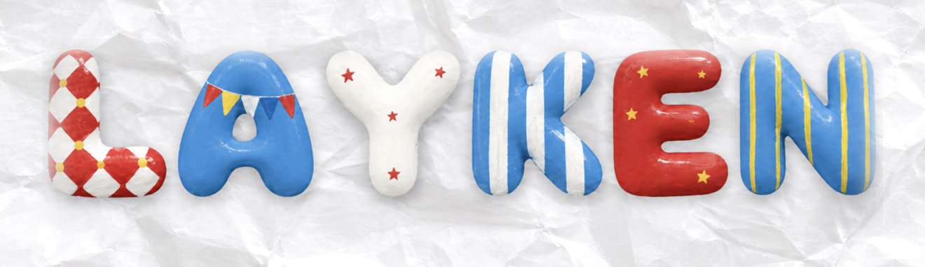 LAYKEN circus letters